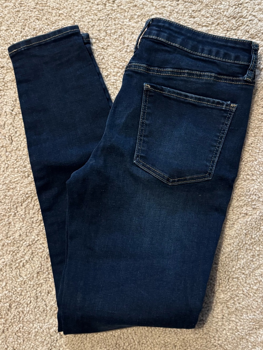 SO Women's Skinny Jeans in Dark Wash Denim